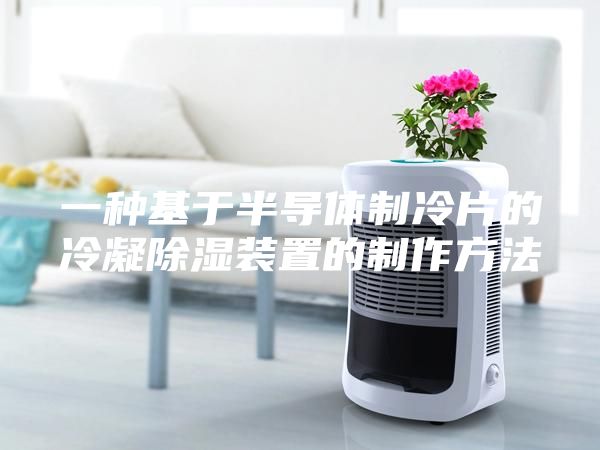 一种基于半导体制冷片的冷凝除湿装置的制作方法