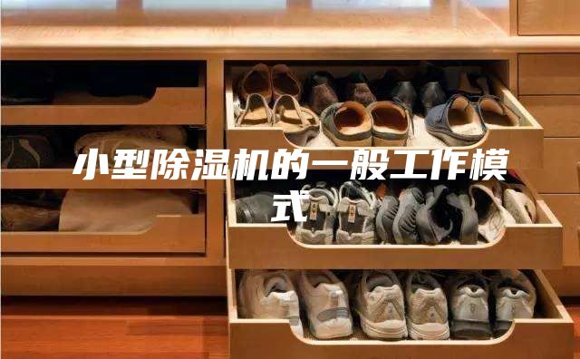 小型除湿机的一般工作模式