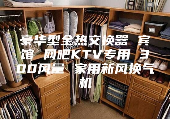 豪华型全热交换器 宾馆 网吧KTV专用 300风量 家用新风换气机