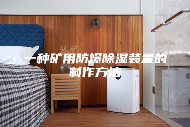 一种矿用防爆除湿装置的制作方法
