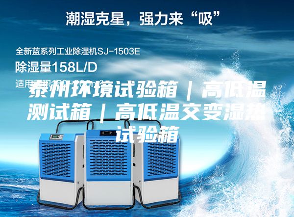 泰州环境试验箱｜高低温测试箱｜高低温交变湿热试验箱