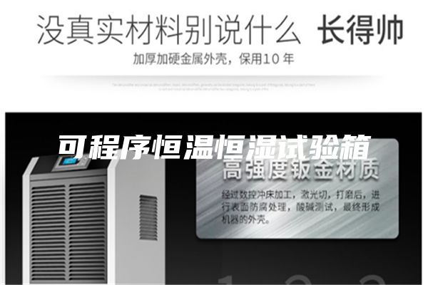 可程序恒温恒湿试验箱