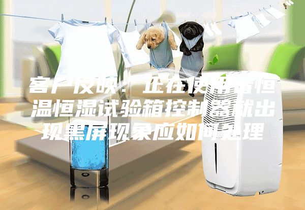 客户反映:正在使用着恒温恒湿试验箱控制器就出现黑屏现象应如何处理