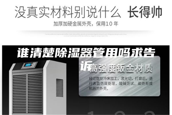 谁清楚除湿器管用吗求告诉