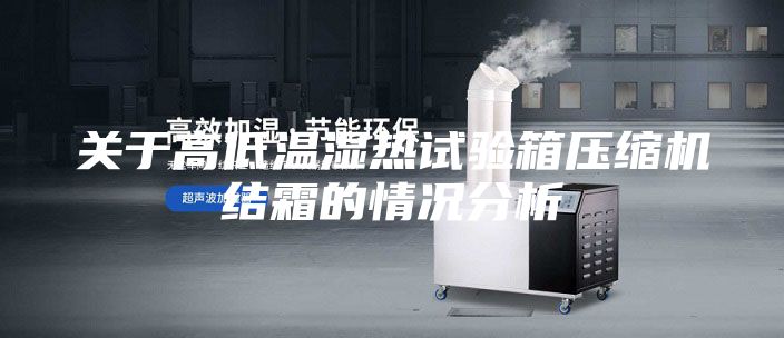 关于高低温湿热试验箱压缩机结霜的情况分析